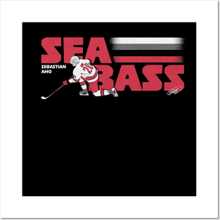 Sebastian Aho Sea Bass Posters and Art